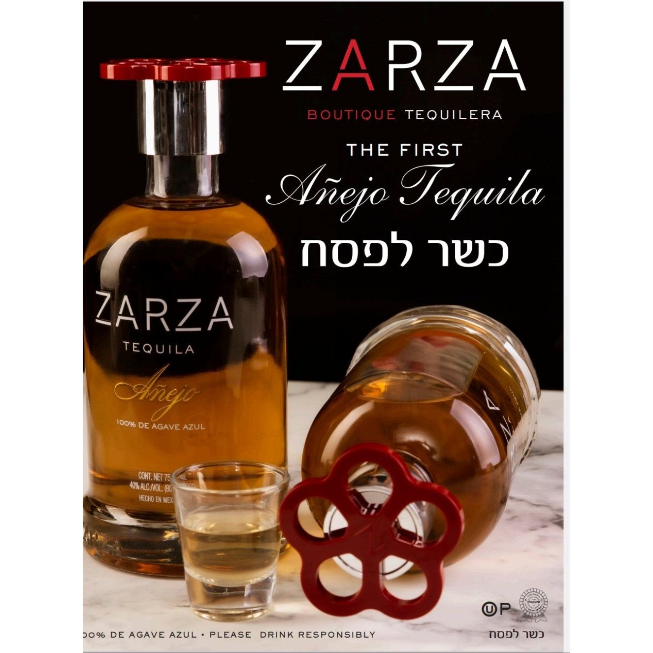zarza Anejo Tequila kosher for passover