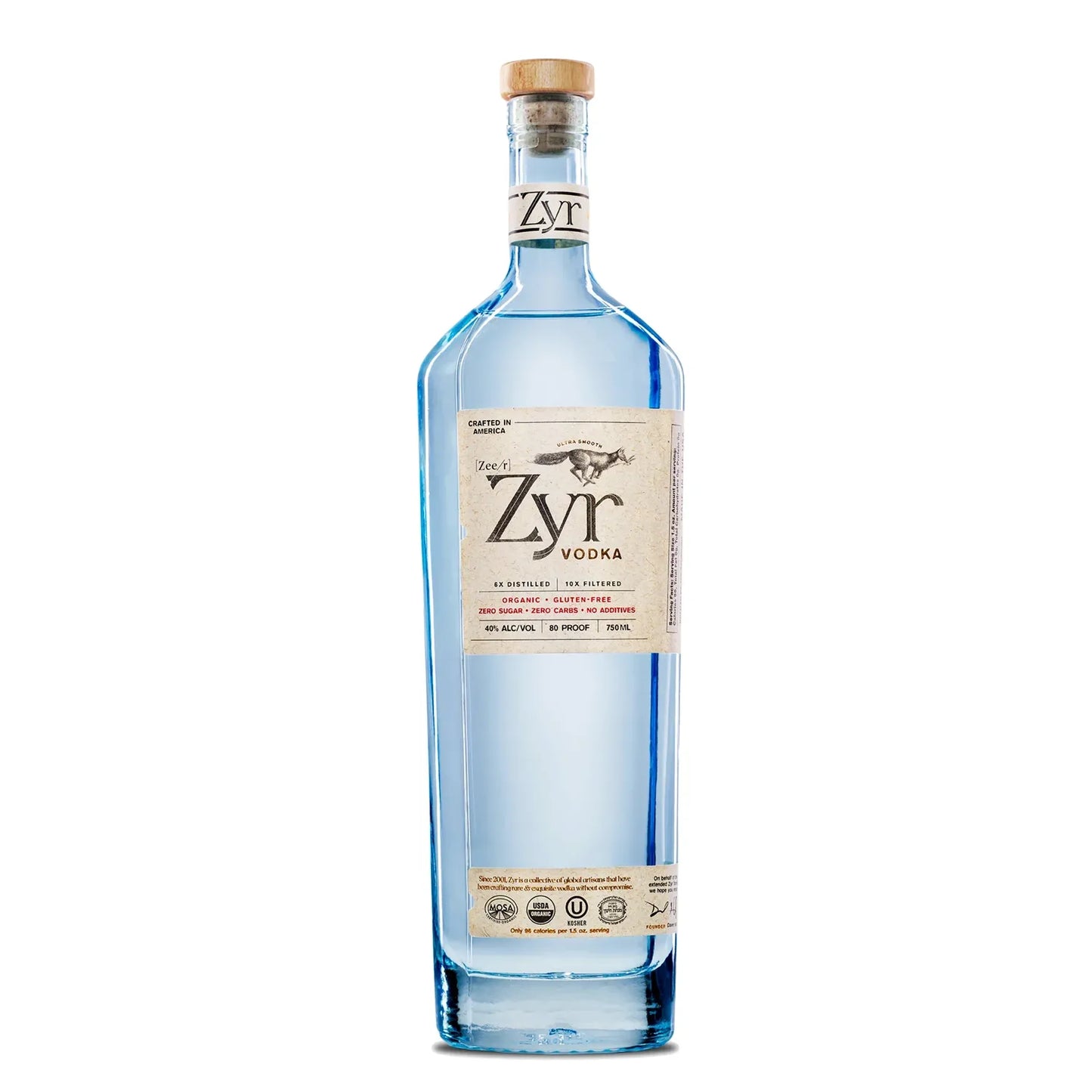 ZYR Ultra Smooth Vodka (750ml)