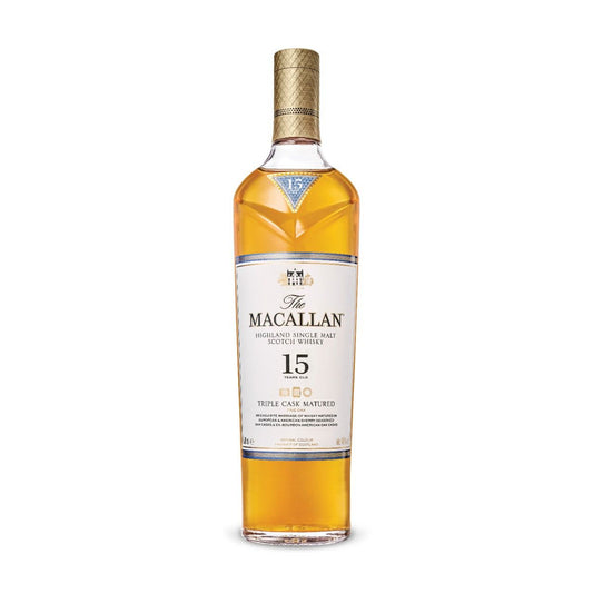 Macallan Triple Cask 15 Year Highland Single Malt Scotch Whiskey (750ml)