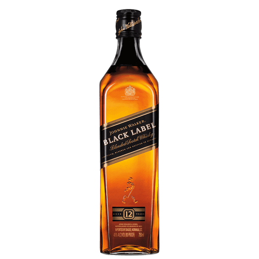 Johnnie Walker Black Label Blended Scotch Whiskey 12 Year (750ml Bottle)