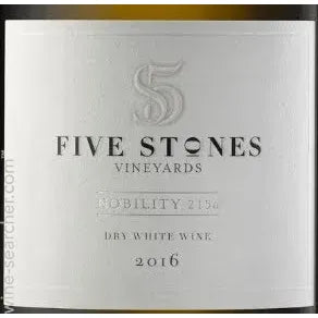 f Five Stones Vineyards Nobility 215a white
