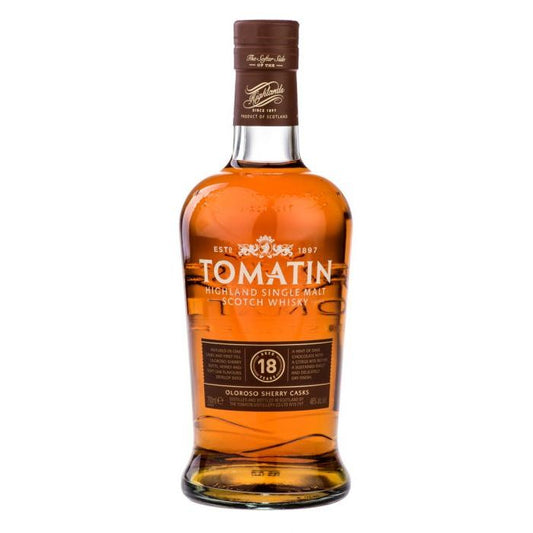 Tomatin Highland Single Malt Scotch Whisky Oloroso Sherry Casks 18 Year (750ml)