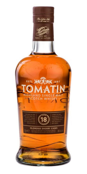 Tomatin Highland Single Malt Scotch Whisky Oloroso Sherry Casks 18 Year (750ml)