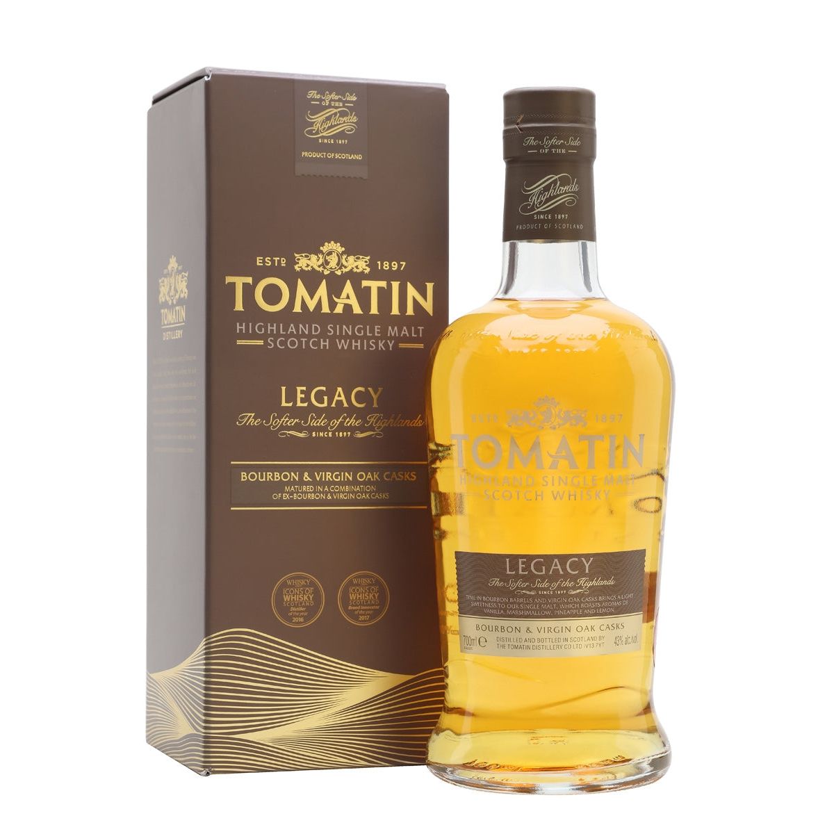 Tomatin Dualchas Bourbon & Virgin Oak Casks