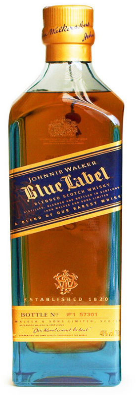 Johnnie Walker Blue Label Blended Scotch Whisky 1.75L