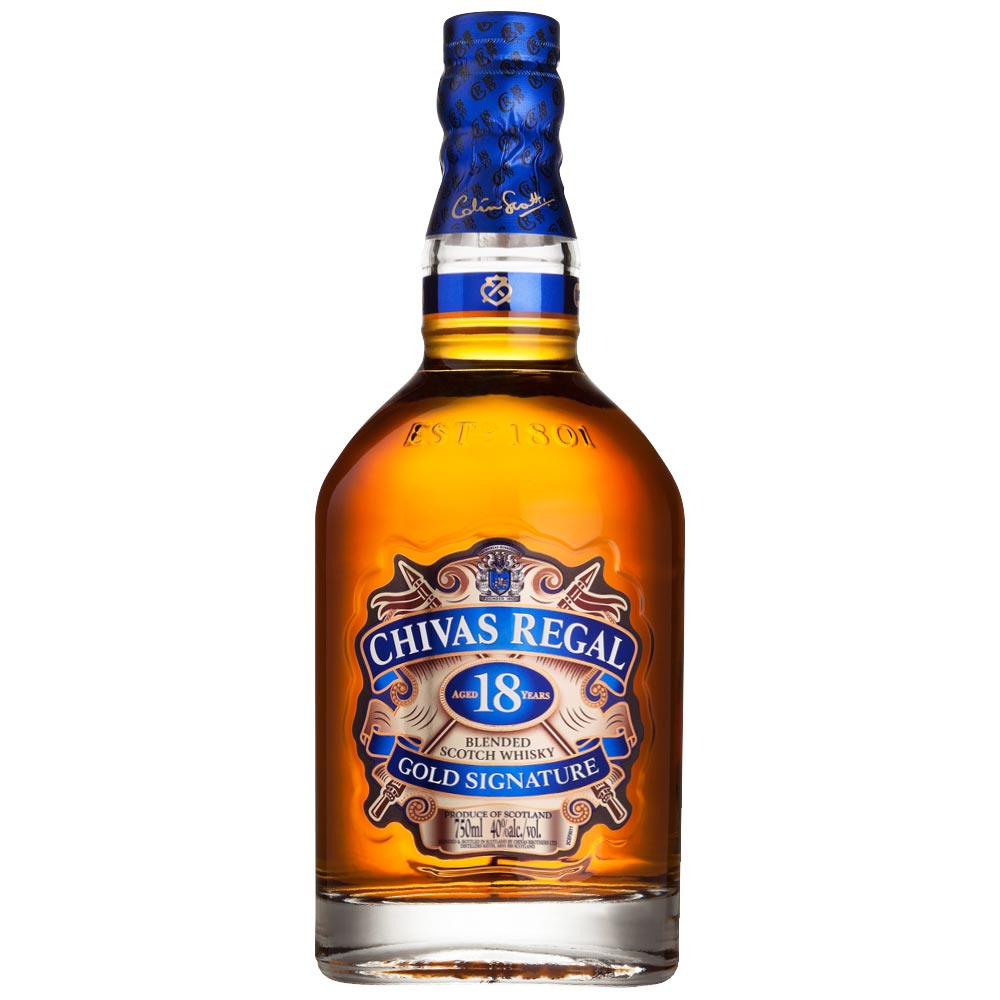 
            
                Load image into Gallery viewer, Chivas Regal Gold Signature 18 Year Old Scotch Whisky
            
        