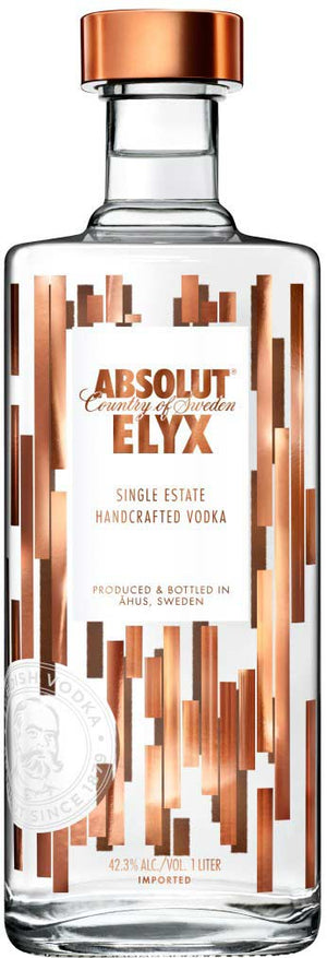 Absolut Elyx Single Estate Handcrafted Vodka (1L)