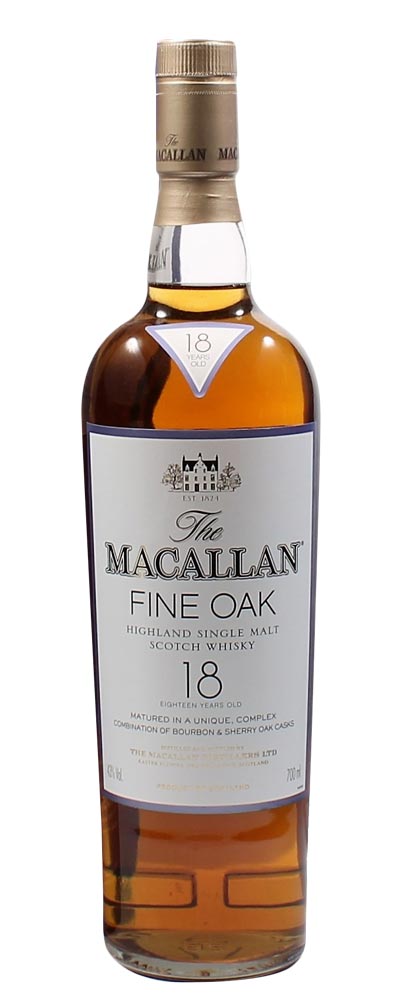 
            
                Load image into Gallery viewer, The Macallan 18 Year Old Fine Oak Scotch Single Malt Whisky
            
        