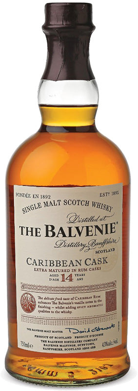 
            
                Load image into Gallery viewer, The Balvenie Caribbean Cask 14 Year Old Scotch Whisky
            
        