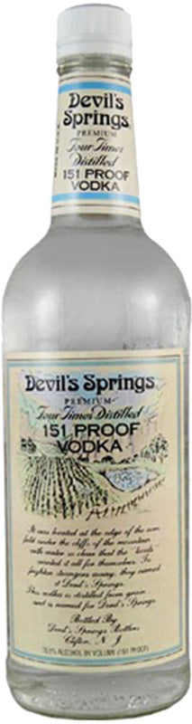 
            
                Load image into Gallery viewer, Devils Spring 151 Proof Vodka
            
        