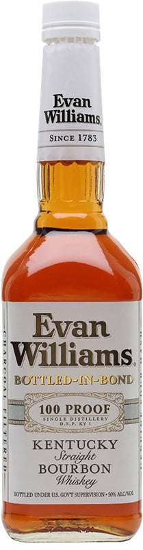 Evan Williams White Label Kentucky Straight Bourbon Whiskey