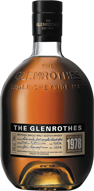
            
                Load image into Gallery viewer, Glenrothes 1978 Single Malt Scotch Whiskey
            
        