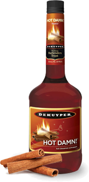 DeKuyper Hot Damn Cinnamon Schnappes 1.0L