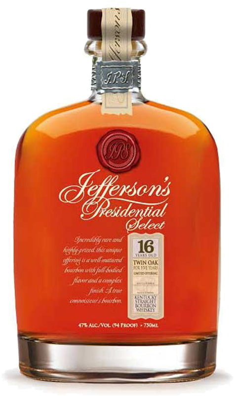 
            
                Load image into Gallery viewer, Jefferson&amp;#39;s Presidential Select 16 Year Old Bourbon
            
        