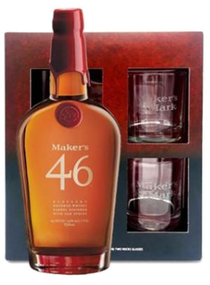Maker's Mark 46 Gift Set with 2 Glasses