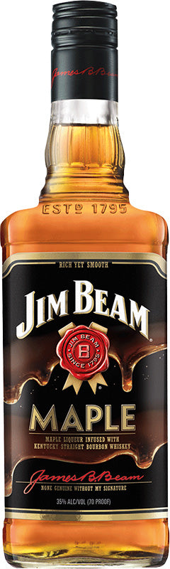 Jim Beam Maple Kentucky Straight Bourbon Whiskey 750ml